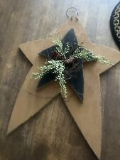 New Primitive Wooden Star-hanging picture