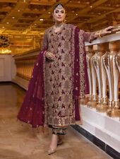 Designer Indian Pakistani Salwar Kameez Dress Bollywood Party Wear Suit wedding picture
