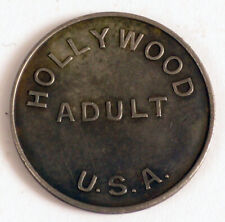 ANTIQUE HOLLYWOOD CALIFORNIA ADULT TOKEN RARE  picture