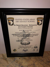 AIR ASSAULT COURSE DIPLOMA (COMMEMORATIVE CERTIFICATE) picture