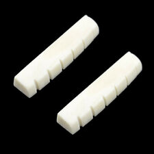 2x Guitar Nut Bone Slotted 43MM For Gibson Les Paul Epiphone or Similar picture