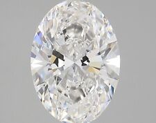 Lab-Created Diamond 3.30 Ct Oval G VVS2 Quality Very good Cut GIA Certified picture