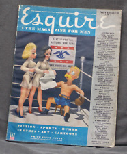 Esquire Magazine For Men November 1943 With Varga Centerfold Pin Up picture