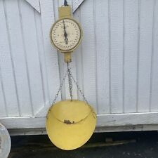Antique 1912 Yellow Hanging Scale picture