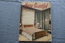 1954 MAY HOUSE BEAUTIFUL MAGAZINE - GREAT COVER OF BEDROOM - E 9385 picture