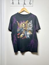 Extremely Rare Vintage Bad To The Bone Lighting AOP Single Stitch Fader Shirt picture
