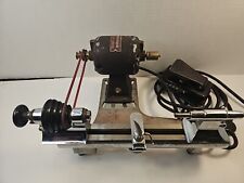 Peerless/Marshall Watchmakers Lathe with Triumph Lathe Motor picture