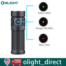 Olight Baton 3 Rechargeable EDC Flashlight 1200 Lumens Camping Black Side Switch picture