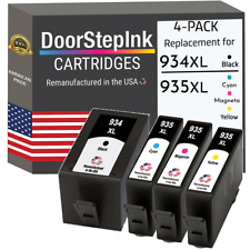 DoorStepInk Remanufactured In The USA For HP 934XL B 935XL C M Y 4 PK  picture