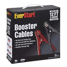 Everstart Jumper Cables 12 feet 8 AWG gauge, Heavy Duty Clamps, Tangle-Free picture