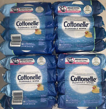 Cottonelle Flushable wet wipes, 4 Packs of 4 168ct each 672 total wipes picture