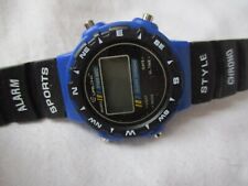 Lifelong Sports Style Digital Watch Alarm Chrono 1/100 Sec. Blue & Black picture