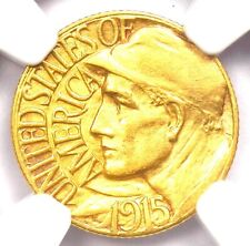 1915-S Panama Pacific Gold Dollar Pan-Pac G$1 - Certified NGC AU55 - Rare picture