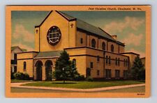 Charleston WV-West Virginia, First Christian Church, Antique Vintage Postcard picture