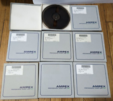 Lot of 8 AMPEX 631 Reel to Reels in orig Boxes Full w Tape 1/4