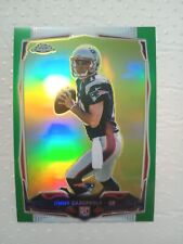Jimmy Garoppolo 2014 Topps Chrome Green Refractor #150 Rookie picture
