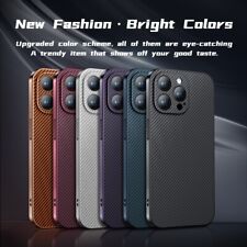 Ultra Thin Carbon Fiber Phone Case Cover for iPhone 12 Pro 13  14  15 Pro Max picture