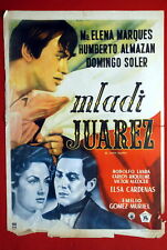 EL JOVEN JUAREZ MEXICAN ELENA MARQUES 1954 HUMBERTO ALMAZAN EXYU MOVIE POSTER picture