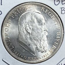 1911-D Germany Bavaria 5 MARK GEM BU UNCIRCULATED MS Gorgeous E639 ACFF picture