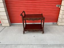 Antique Wood Trolley / Serving cart picture