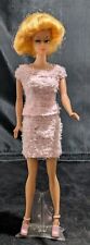 1963 Midge Wig Wardrobe Doll Wig  VINTAGE Pink Shag Outfit Heels  picture