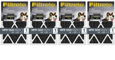 3M Filtrete 14'' W x 25'' H x 1'' D Carbon Pleated Air Filter 11-MERV (4-Pack) picture