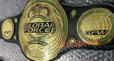 GFW Global Force Wrestling Championship belt Adult Size Gold Plated picture