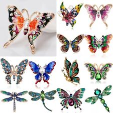 Fashion Lovely Butterfly Dragonfly Crystal Brooch Pin Women Bouquet Jewelry Gift picture
