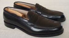 VTG Alden 987 Leisure Cordovan Leather Hand Sewn Loafer Shoe 13D (B/D) Black EUC picture