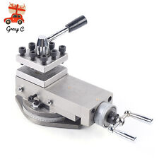 Universal AT300 lathe Tool Post Assembly Holder MetalWorking Mini Lathe Part 8cm picture