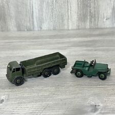Dinky Toys Jeep 25Y & 622 10 Ton Army Truck Made In England By Meccano Ltd. picture