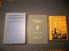AMERICAN REVOLUTION The Continuing Effect Of REWARD of PATRIOTISM 3 Lot picture