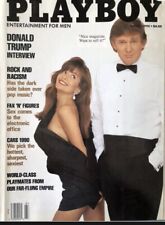 VINTAGE RARE Playboy Donald Trump March 1990 Magazine- Centerfold Intact picture