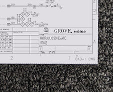 Grove Crane RT65S Hydraulic Schematic Manual Diagram picture
