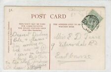 G. Britain 1908 Broadstairs Station Railway Cancel Picture Stamps Card Ref 34046 picture
