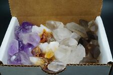 Crystal Points Collection 1/2 LB Amethyst Citrine Clear Smoky Quartz Points picture