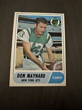 1968 Topps #169 DON MAYNARD New York Jets Football Card HOF picture