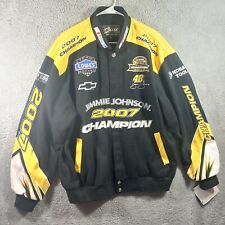 NASCAR JIMMIE JOHNSON #48 2007 BACK TO BACK CHAMPION JACKET CHASE AUTHENTICS XL picture