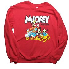 Disney Mickey And Friends S (3-5)Red Crew Neck Sweatshirt picture