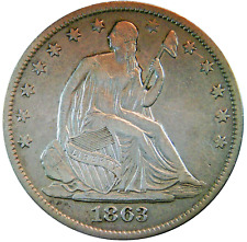 1863-S Seated Liberty Half Dollar picture
