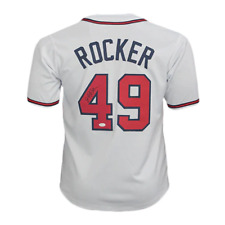 John Rocker Autographed Atlanta Pro Style White Baseball Jersey (JSA) picture