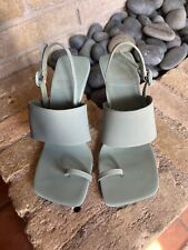Jeffrey Campbell Mint Green High Heel Sandals Size 6 Excellent Condition picture