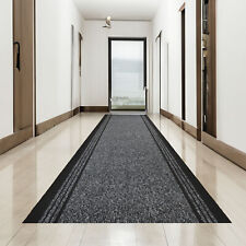 Custom Size Absorbent Hallway Berber Charcoal Color Non-Slip Runner Rugs picture