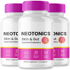 (3 Pack) Neotonics, Neotonics Skin & Gut, Neotonics Probiotics (180 Capsules) picture