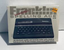 1990 Franklin Spelling Ace Second Edition SA-98 Correction and Word Games NIB picture