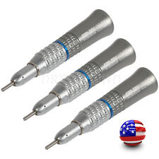 3pcs NSK Style Dental Slow Low Speed Straight Handpiece Nose Cone E-type HP Burs picture
