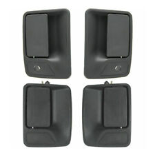 New 4 Piece Exterior Door Handle Set For 1999-2009 Ford  Super Duty Crew Cab picture