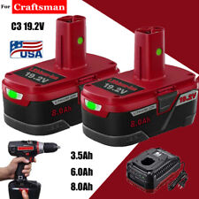 Pack 19.2 Volt 8.0Ah For Craftsman C3 DieHard Lithium XCP Battery/Charger 11375 picture