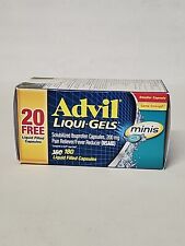 Advil LiquiGels Minis Pain Reliever Fever Reducer 180 Liquid Capsules  picture