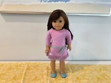 American Girl Doll Truly Me Beautiful Brown  Hair blue/green Eyes Meet Outfit picture